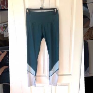 Forest green yoga leggings